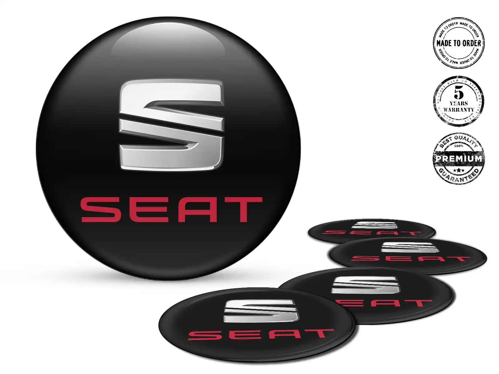 Seat Raddekal Version Individuelle Harzaufkleber